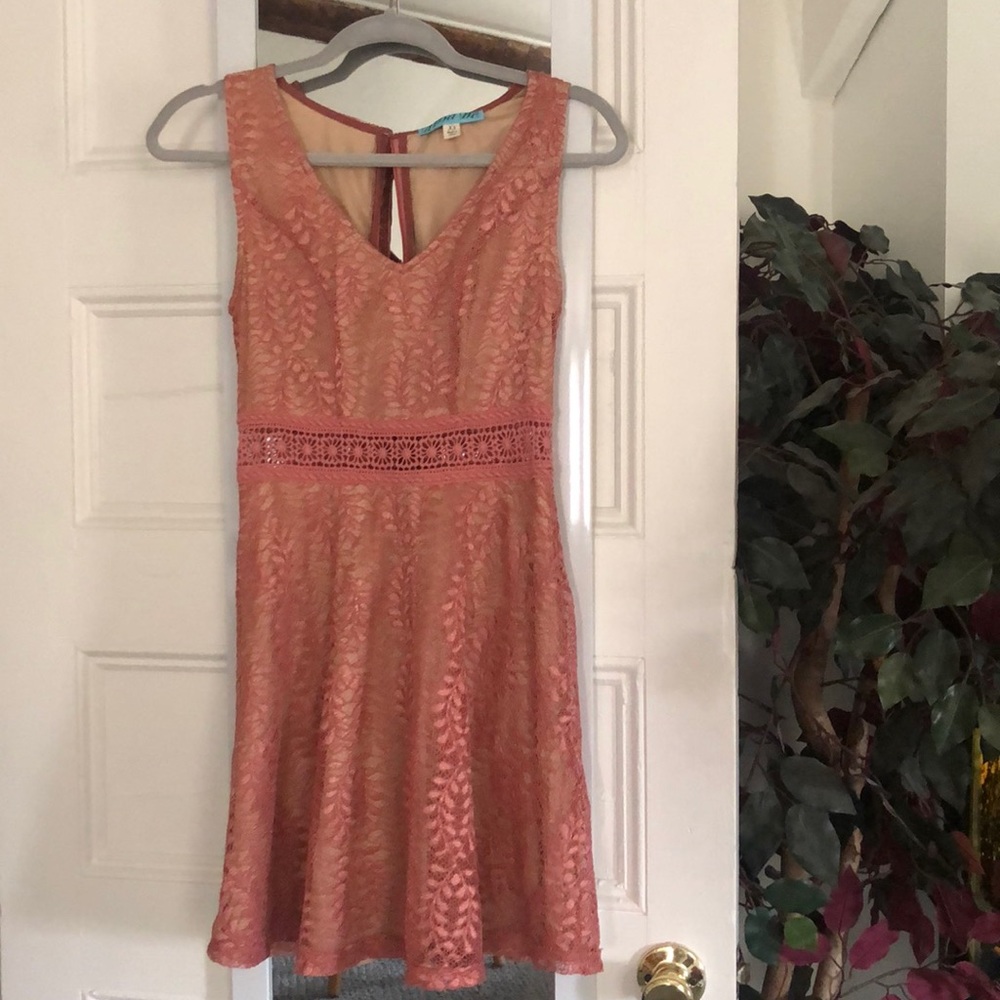 Pink Lace Dress from Francesca’s